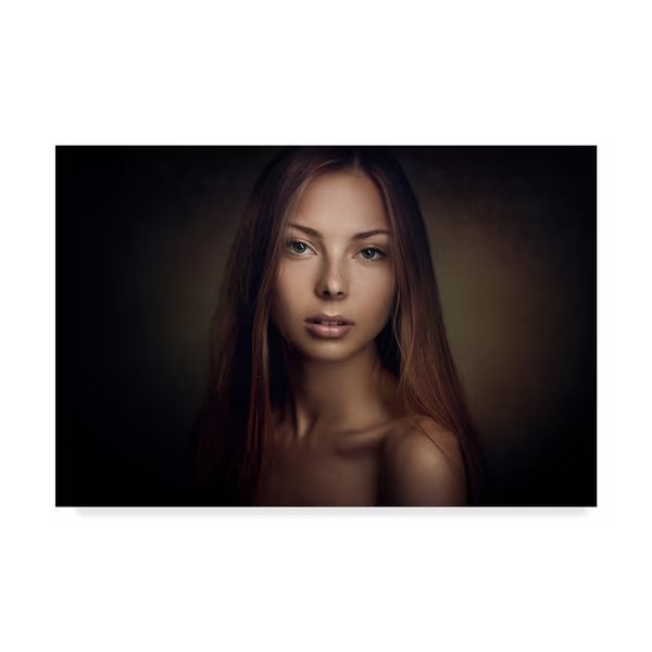Konstantin Pilipchuk 'Vika' Canvas Art, 12x19, Trademark Fine Art, Mfr#: 1X05738-C1219GG